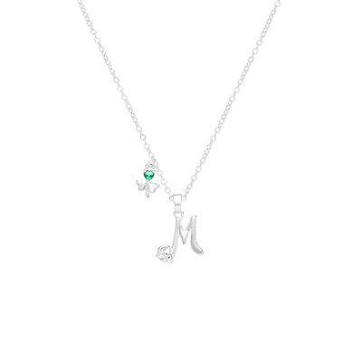 Grá Collection Silver Plated M Initial Pendant